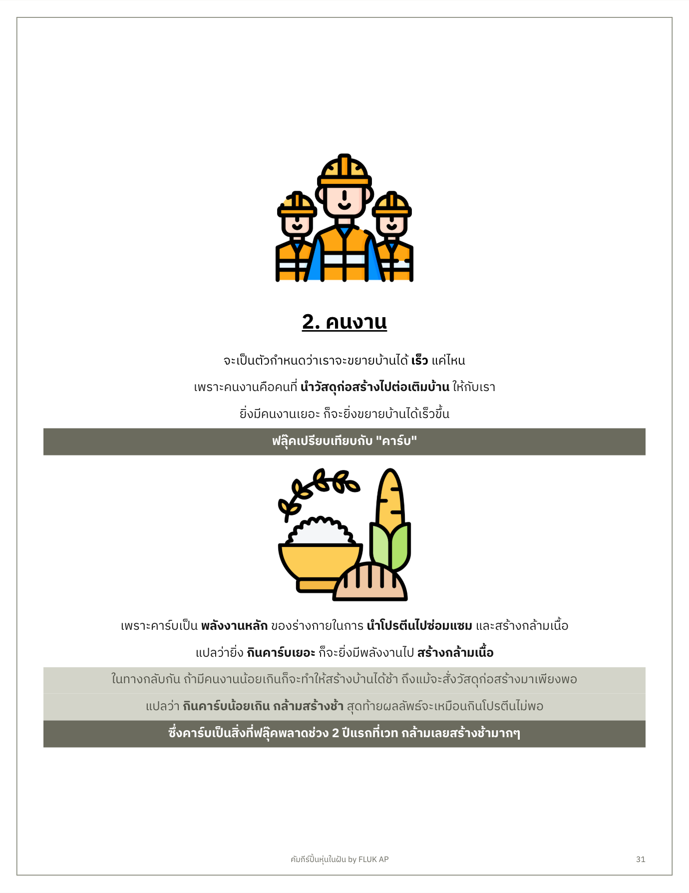 คาร์บ = คนงาน